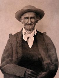 Abram Bradley
                      (1792-1866) A.W.'s father, and veteran of the War
                      of 1812