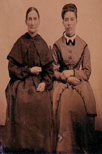 Margaret Freeland Empson (1815-1901) mother
                      of Frances, and her older sister, Nancy